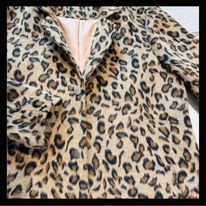 Leopard Print Women's Coat